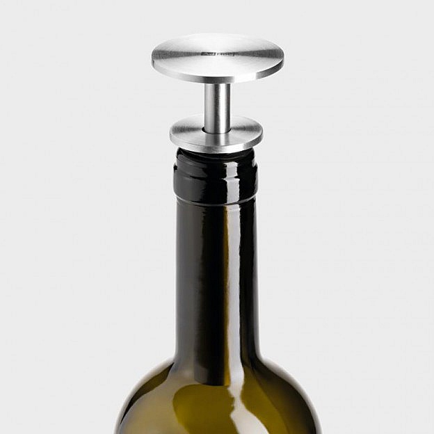 Vakuum Weinstopper weiß schwarz Vacuum wine stopper Luftentzug in Weinflaschen 