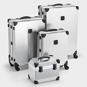 Reisekoffer Panta, groß, Aluminium