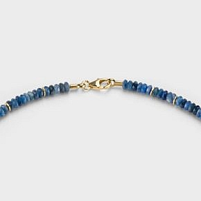 Edelstein-Halskette Kyanit, blau